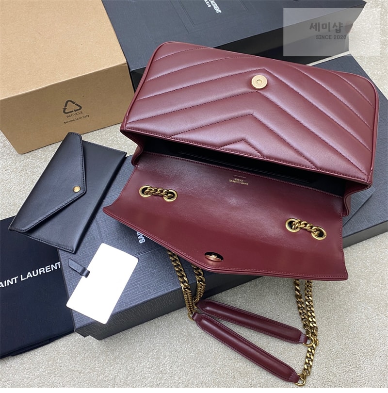 Saint Laurent 생로랑 루루 토이 램스킨 미디엄 크로스 백 화이트 Bag 23번 이미지