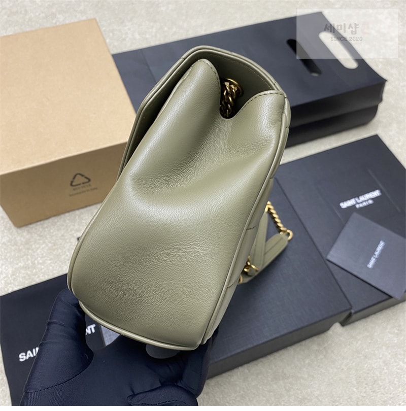 Saint Laurent 생로랑 루루 토이 램스킨 미디엄 크로스 백 화이트 Bag 19번 이미지