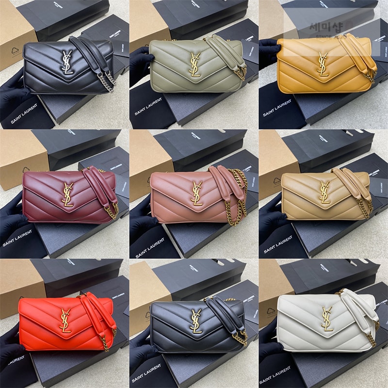 Saint Laurent 생로랑 루루 토이 램스킨 스몰 크로스 백 화이트 Bag 15번 이미지