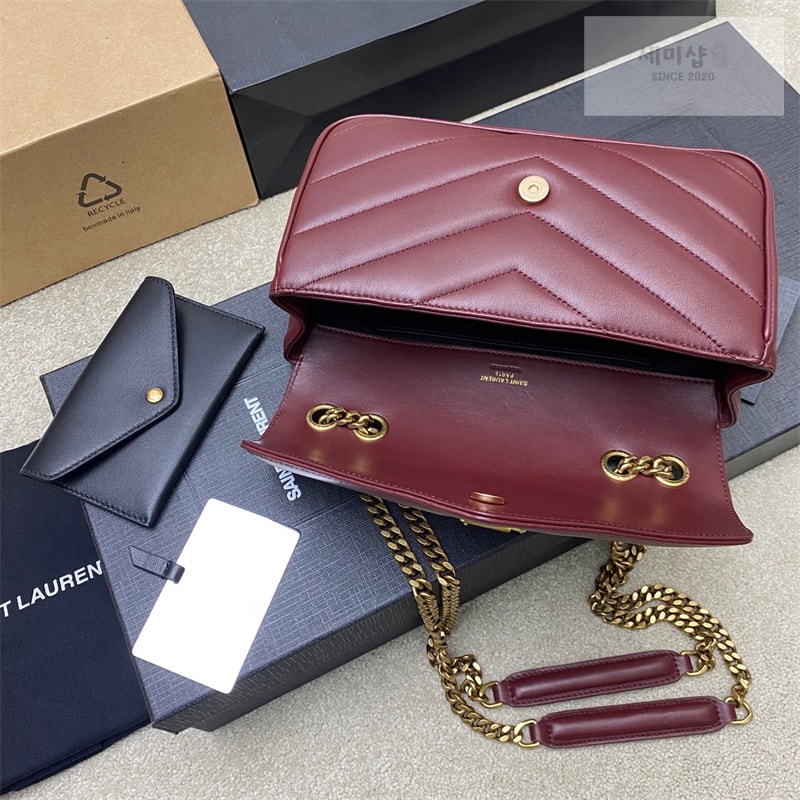 Saint Laurent 생로랑 루루 토이 램스킨 스몰 크로스 백 화이트 Bag 5번 이미지