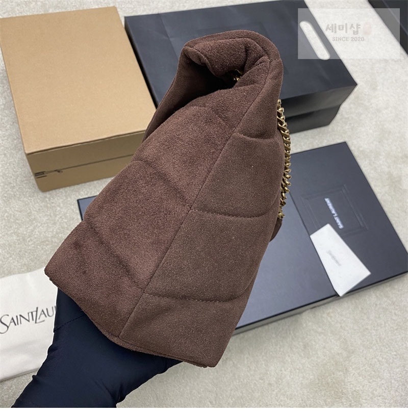 생로랑 생로랑 루루 푸퍼 스웨이드 미디엄 숄더 백 577475 Bag 6번 이미지