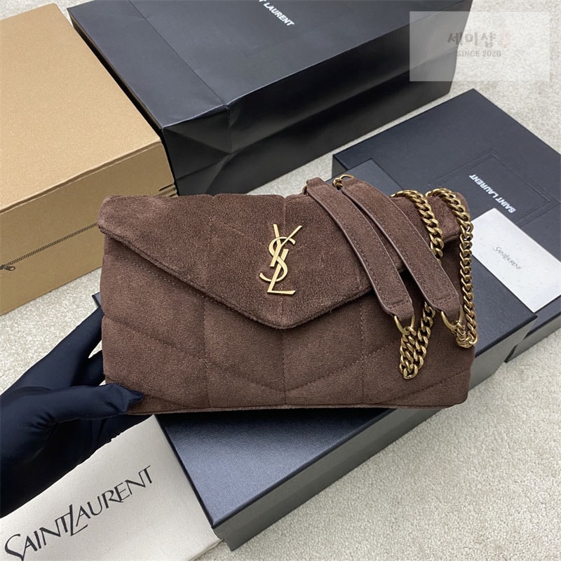 생로랑 생로랑 루루 푸퍼 스웨이드 토이 백 759337 Bag 7번 이미지