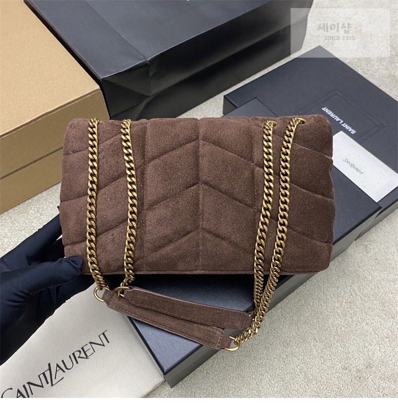 생로랑 생로랑 루루 푸퍼 스웨이드 토이 백 759337 Bag 9번 이미지