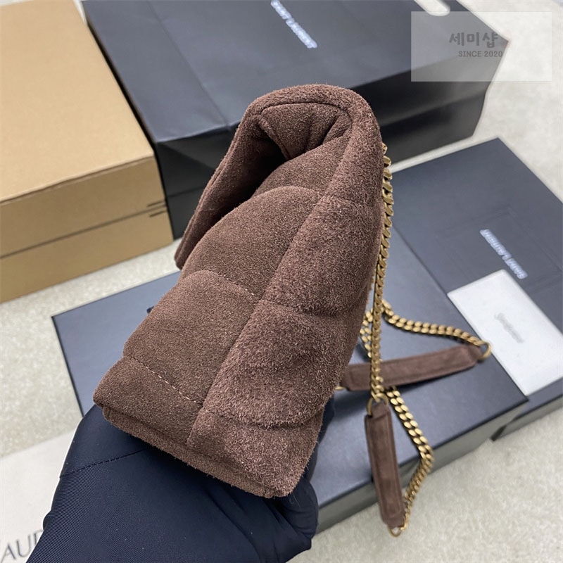 생로랑 생로랑 루루 푸퍼 스웨이드 토이 백 759337 Bag 1번 이미지