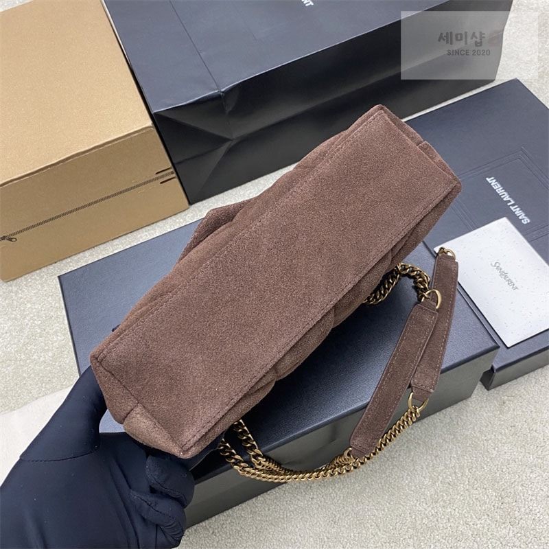 생로랑 생로랑 루루 푸퍼 스웨이드 토이 백 759337 Bag 3번 이미지
