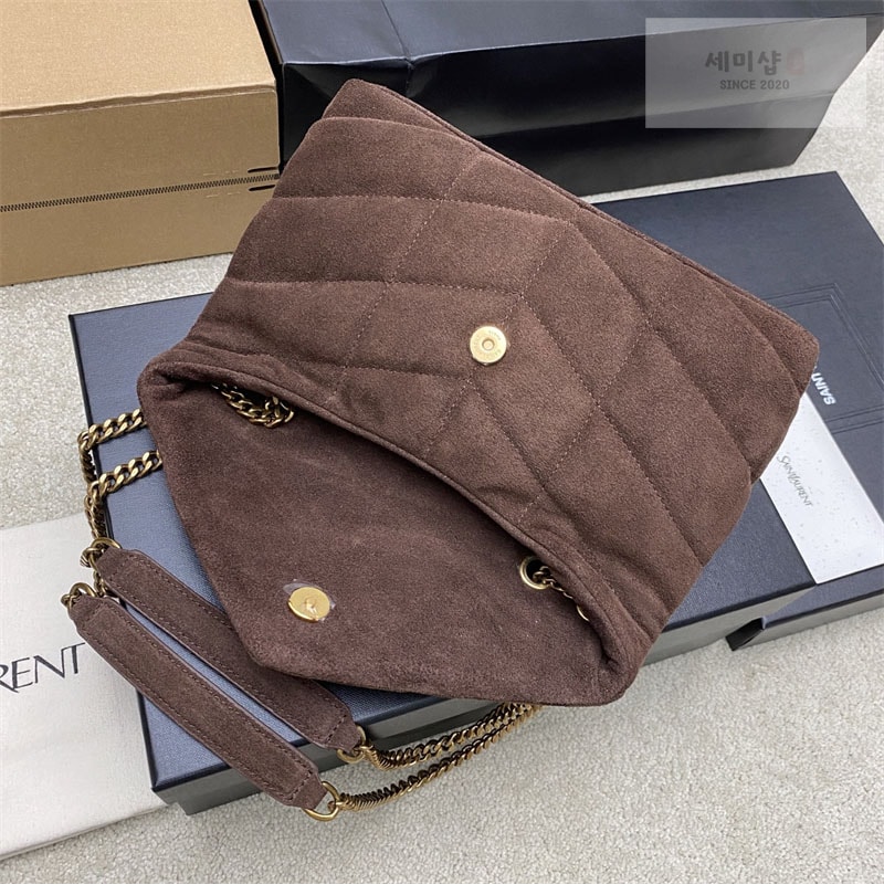 생로랑 생로랑 루루 푸퍼 스웨이드 토이 백 759337 Bag 10번 이미지