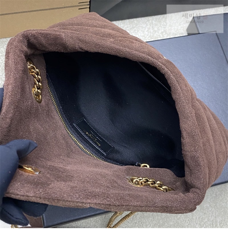 생로랑 생로랑 루루 푸퍼 스웨이드 토이 백 759337 Bag 2번 이미지