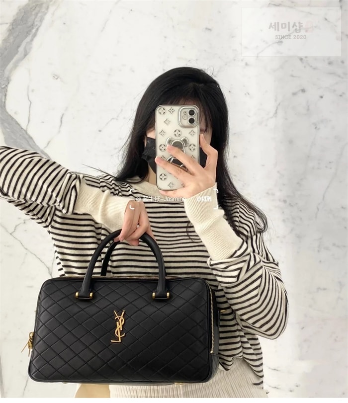 Saint Laurent 생로랑 리아 르 카산드라 퀼팅 더플백 Bag 1번 이미지