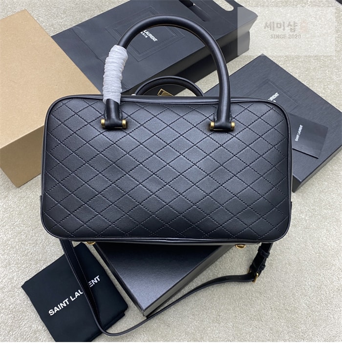 Saint Laurent 생로랑 리아 르 카산드라 퀼팅 더플백 Bag 7번 이미지