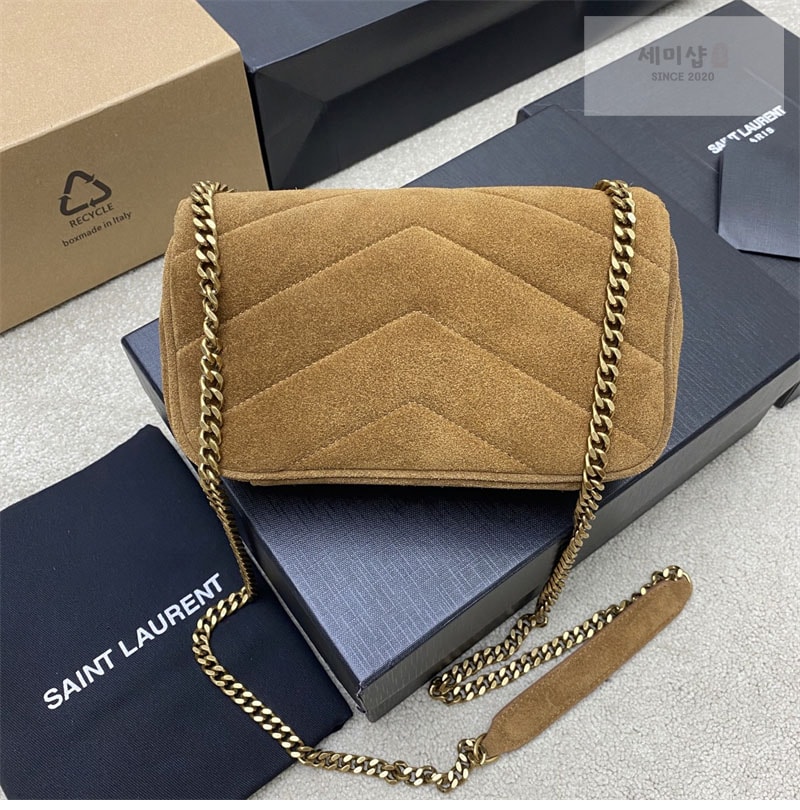 Saint Laurent 생로랑 마틀라세 스웨이드 루루 미니 백 베이지 821479 Bag 3번 이미지