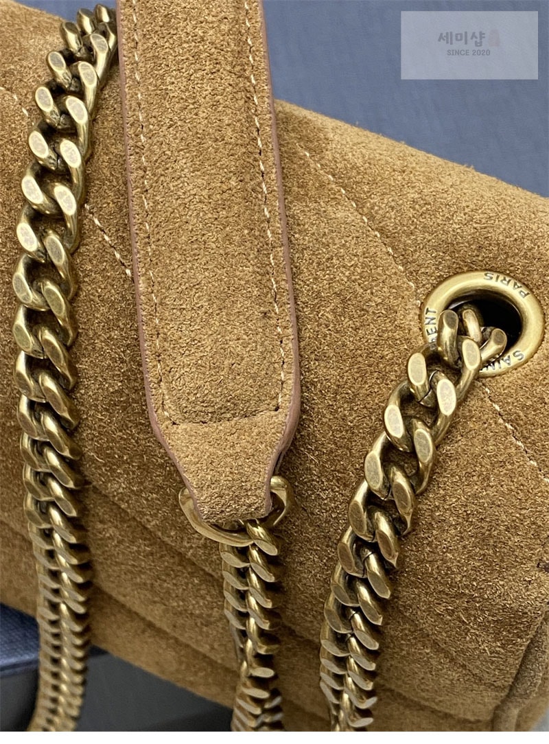 Saint Laurent 생로랑 마틀라세 스웨이드 루루 미니 백 베이지 821479 Bag 10번 이미지