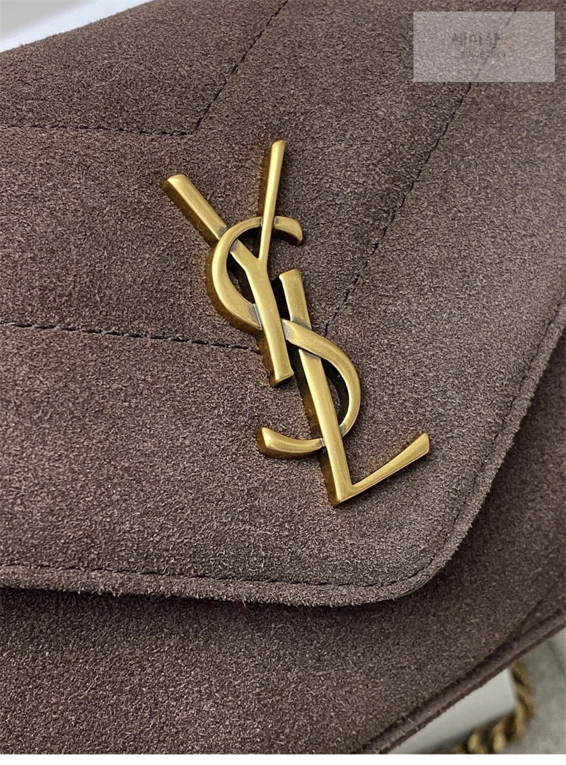Saint Laurent 생로랑 마틀라세 스웨이드 루루 미니 백 브라운 821479 Bag 3번 이미지
