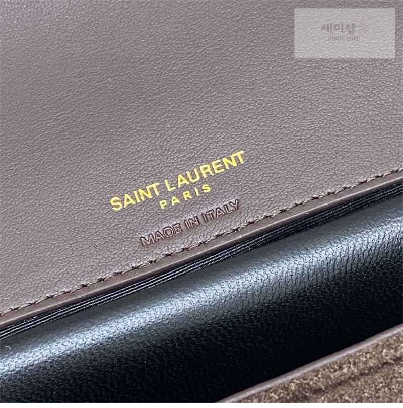 Saint Laurent 생로랑 마틀라세 스웨이드 루루 미니 백 브라운 821479 Bag 10번 이미지