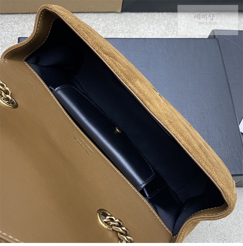 Saint Laurent 생로랑 마틀라세 스웨이드 루루 스몰 백 베이지 801437 Bag 10번 이미지