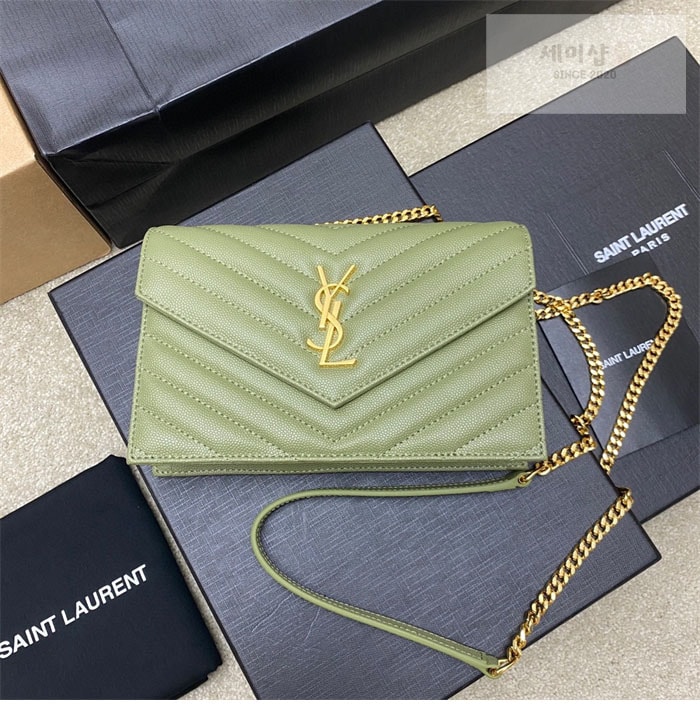 Saint Laurent 생로랑 모노그램 스몰 체인 woc 숄더백 1# Bag 30번 이미지