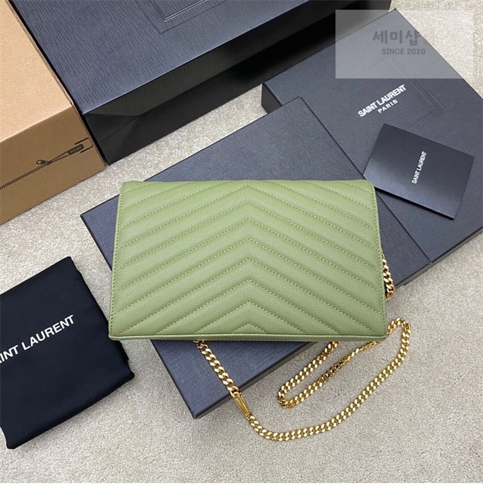 Saint Laurent 생로랑 모노그램 체인 woc 숄더백 1# Bag 13번 이미지