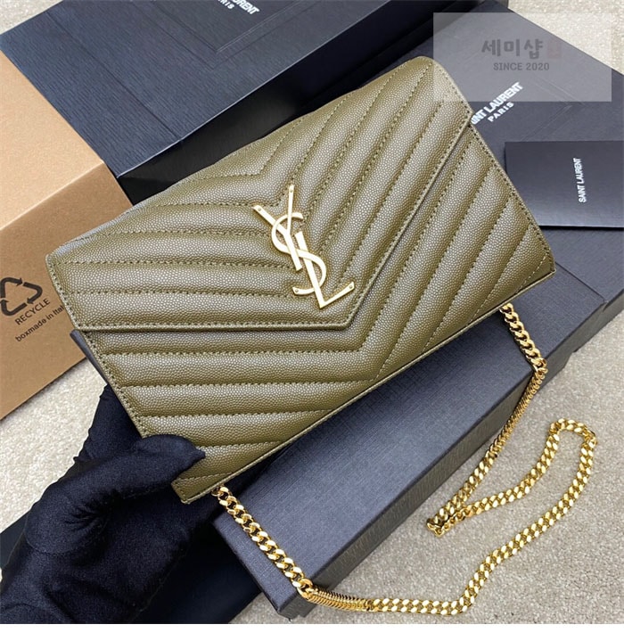 Saint Laurent 생로랑 모노그램 체인 woc 숄더백 1# Bag 16번 이미지