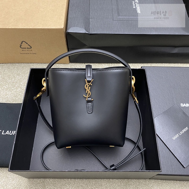 Saint Laurent 생로랑 미니 LE 37 모노그램 버킷백 Bag 2번 이미지