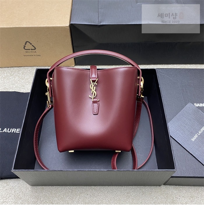 Saint Laurent 생로랑 미니 LE 37 모노그램 버킷백 Bag 23번 이미지