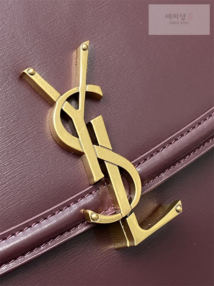 Saint Laurent 생로랑 박스 솔페리노 레더 숄더백 스몰/라지 블랙 Bag 12번 이미지