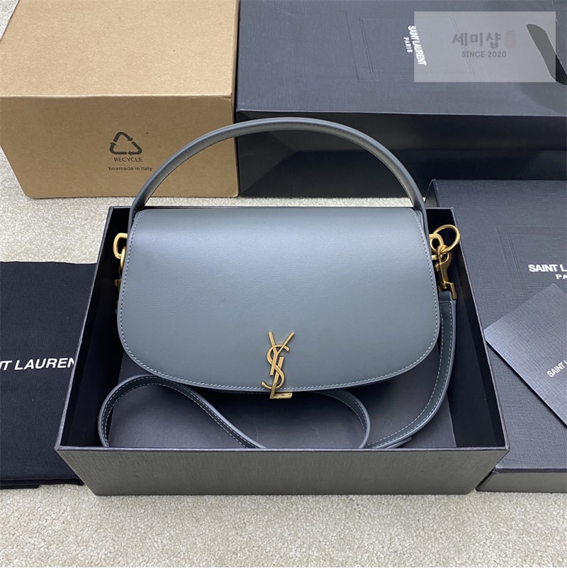 Saint Laurent 생로랑 볼테르 박스 하프문 숄더백 787671 Bag 9번 이미지
