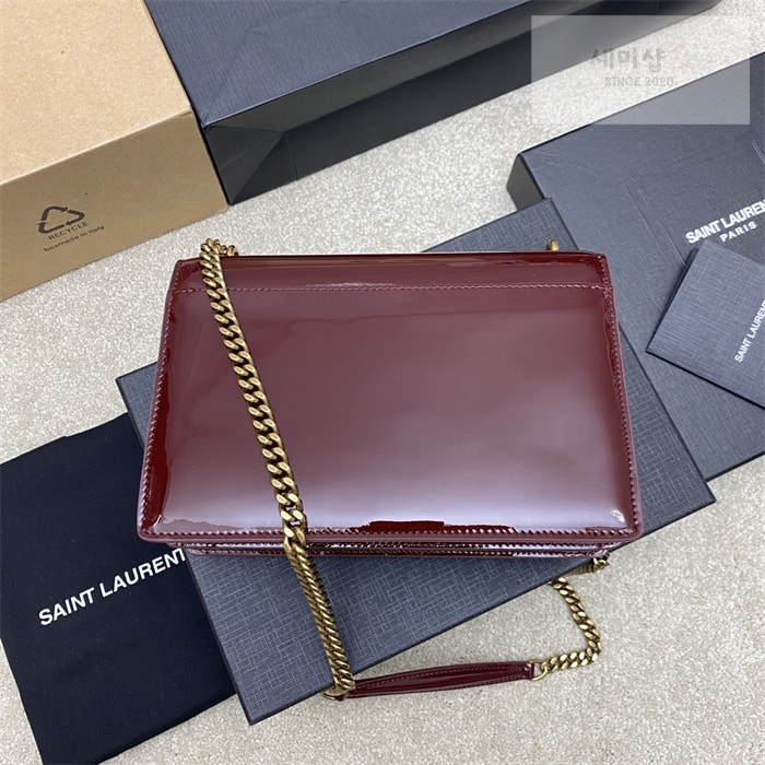 Saint Laurent 생로랑 선셋 로고 레더 체인 숄더 백 Bag 2번 이미지