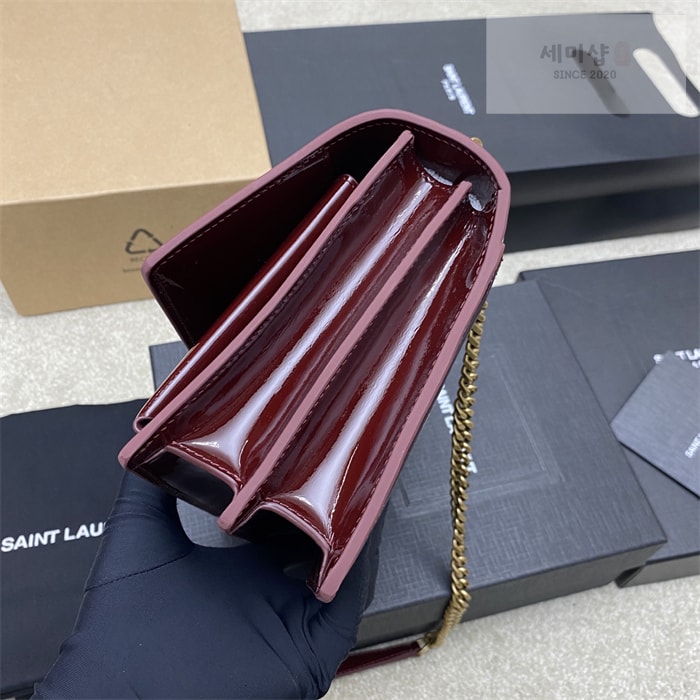 Saint Laurent 생로랑 선셋 로고 레더 체인 숄더 백 Bag 6번 이미지