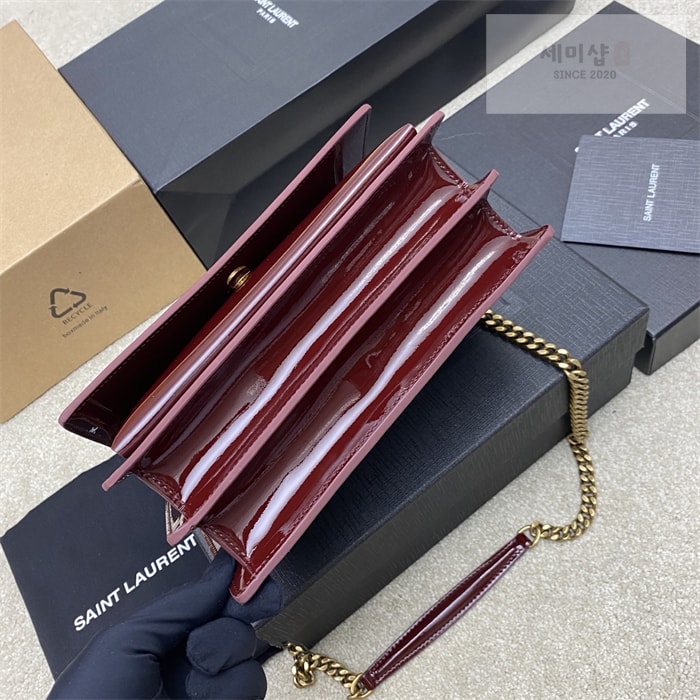 Saint Laurent 생로랑 선셋 로고 레더 체인 숄더 백 Bag 10번 이미지