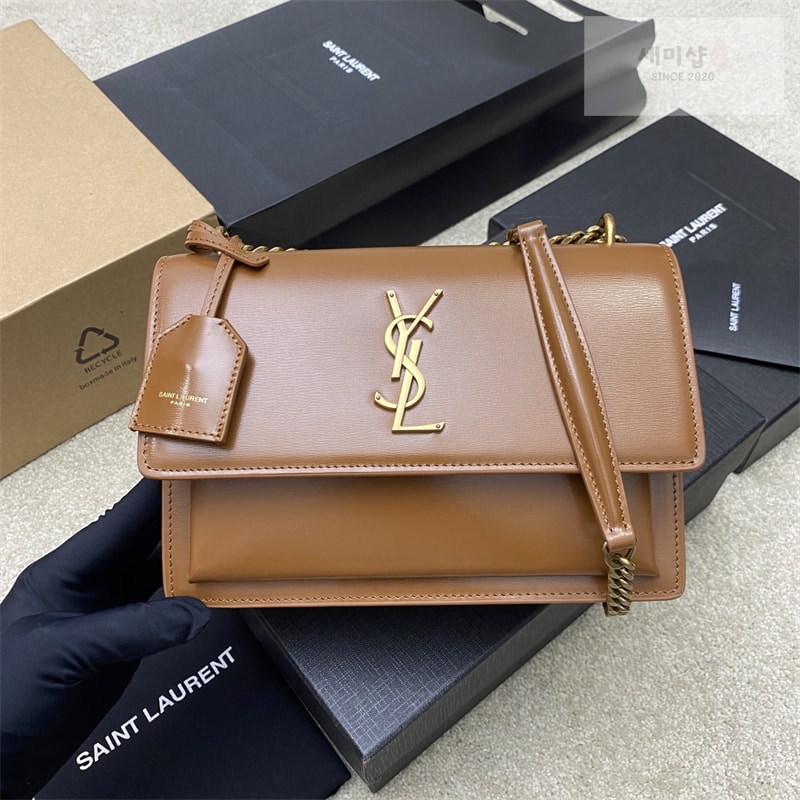 Saint Laurent 생로랑 선셋 미디엄 숄더백 Bag 8번 이미지
