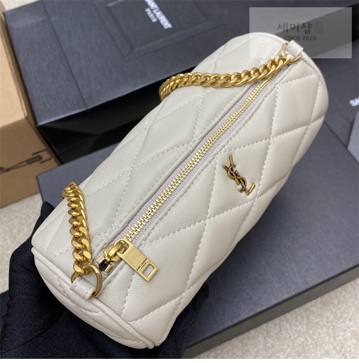 Saint Laurent 생로랑 세이드 미니 튜브 백 블랙 Bag 15번 이미지