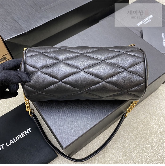 Saint Laurent 생로랑 세이드 미니 튜브 백 블랙 Bag 9번 이미지
