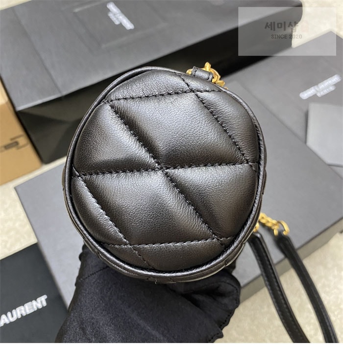 Saint Laurent 생로랑 세이드 미니 튜브 백 블랙 Bag 17번 이미지