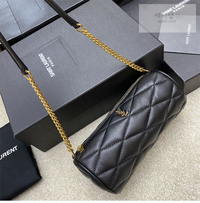 Saint Laurent 생로랑 세이드 미니 튜브 백 블랙 Bag 11번 이미지
