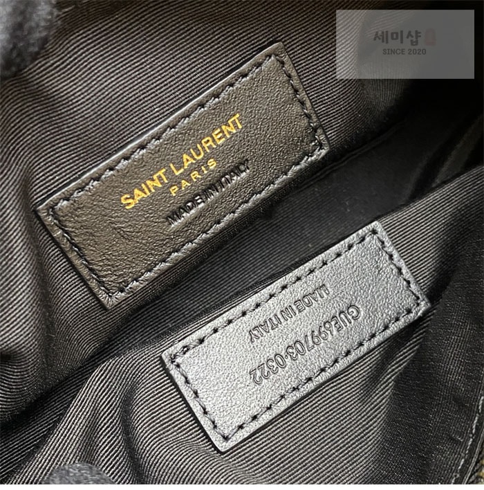 Saint Laurent 생로랑 세이드 미니 튜브 백 블랙 Bag 19번 이미지