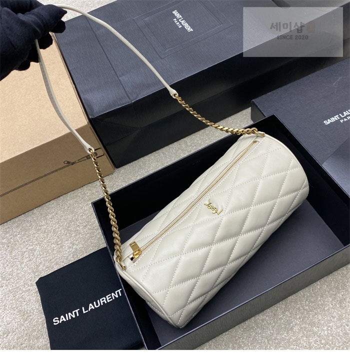 Saint Laurent 생로랑 세이드 스몰 튜브 백 블랙 Bag 9번 이미지