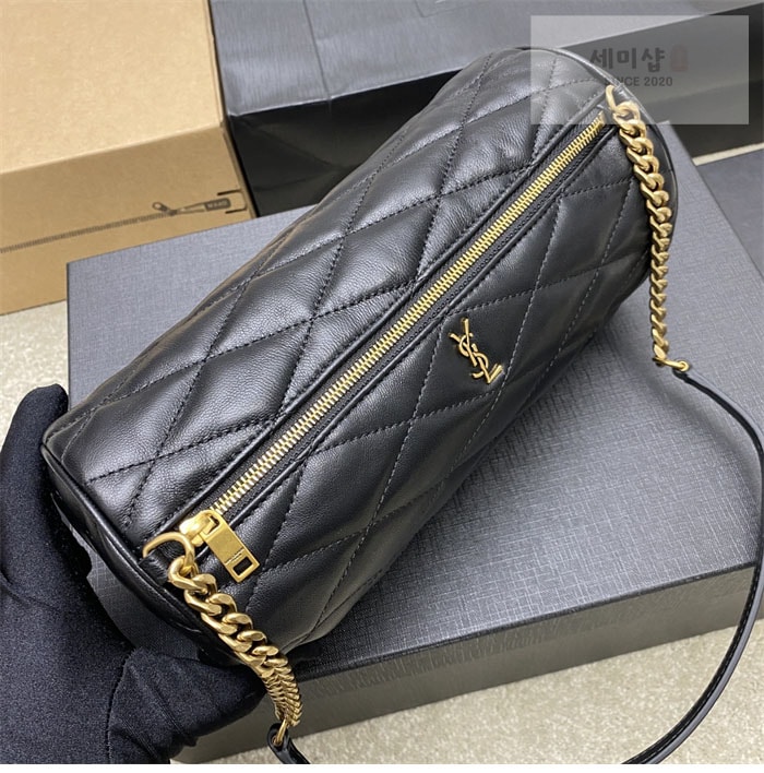 Saint Laurent 생로랑 세이드 스몰 튜브 백 블랙 Bag 2번 이미지