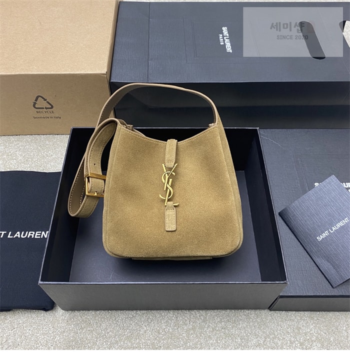 Saint Laurent 생로랑 스웨이드 LE 5 À 7 베이비백 1# Bag 2번 이미지