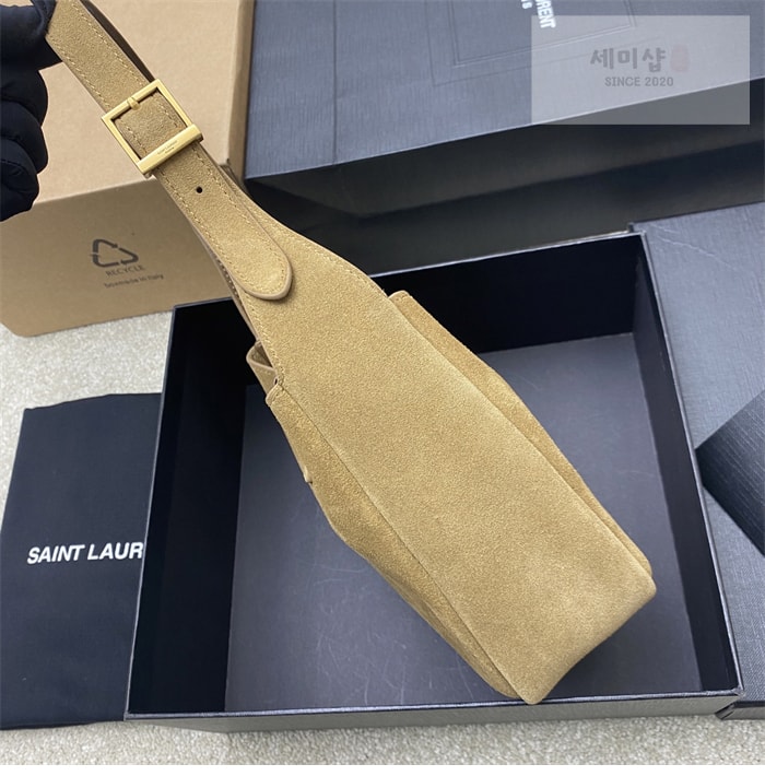 Saint Laurent 생로랑 스웨이드 LE 5 À 7 베이비백 1# Bag 11번 이미지