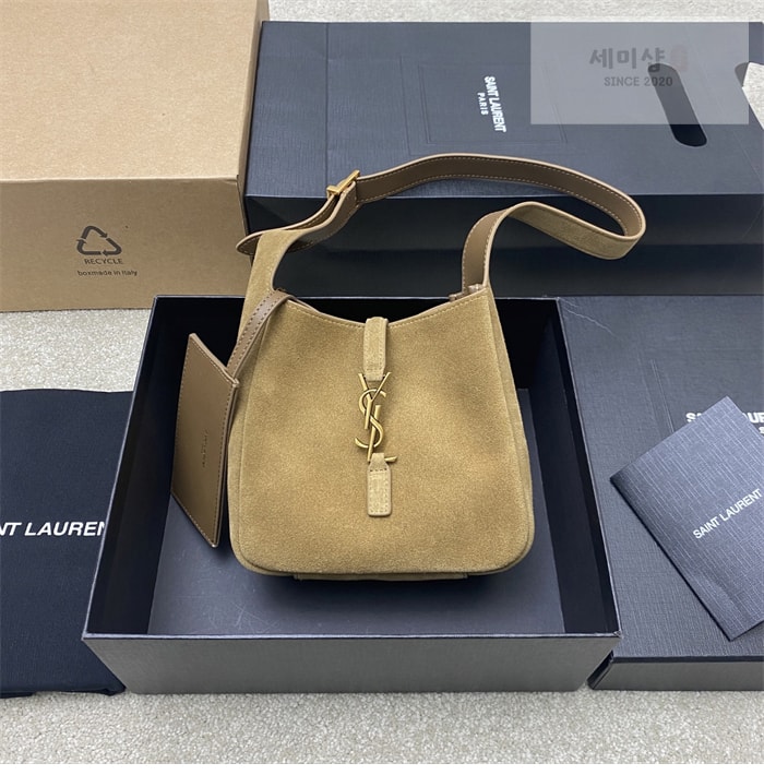 Saint Laurent 생로랑 스웨이드 LE 5 À 7 베이비백 1# Bag 9번 이미지