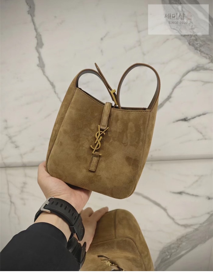 Saint Laurent 생로랑 스웨이드 LE 5 À 7 베이비백 1# Bag 5번 이미지