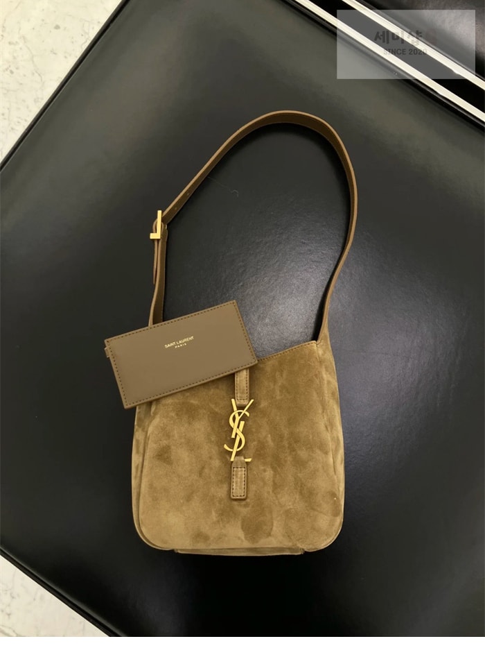Saint Laurent 생로랑 스웨이드 LE 5 À 7 베이비백 1# Bag 16번 이미지