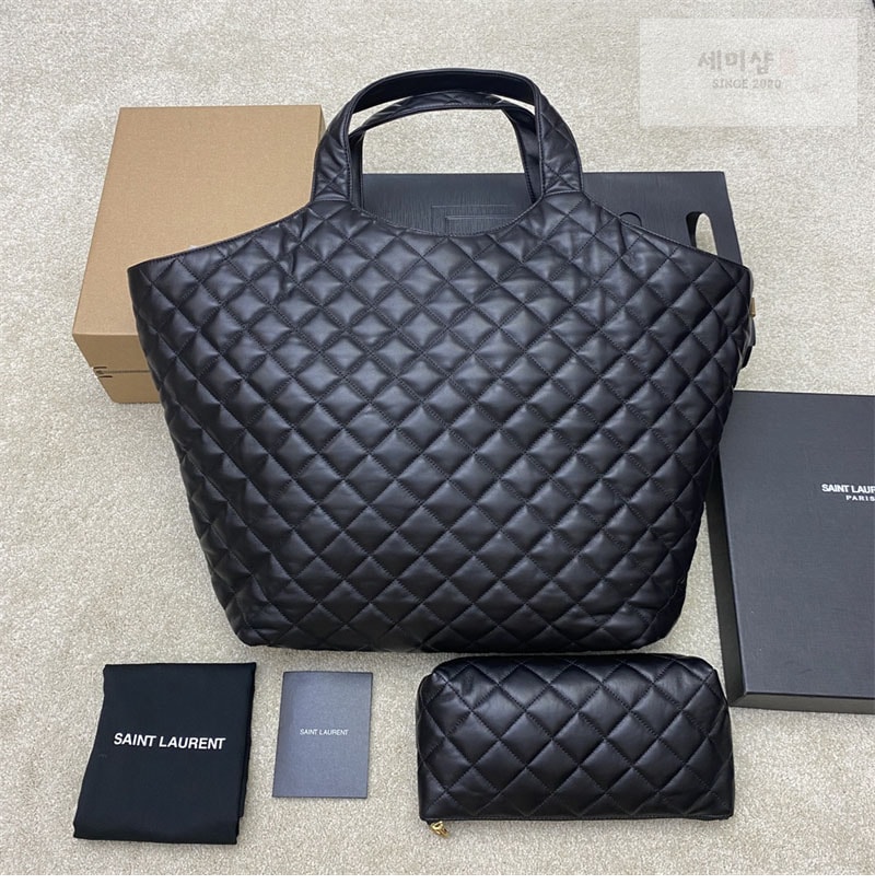 Saint Laurent 생로랑 아이케어 쇼퍼백 블랙 Bag 12번 이미지