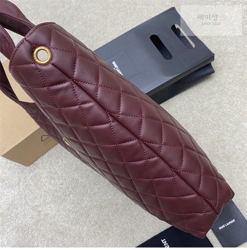 Saint Laurent 생로랑 아이케어 토트백 버건디 루즈 카베르네 Bag 7번 이미지