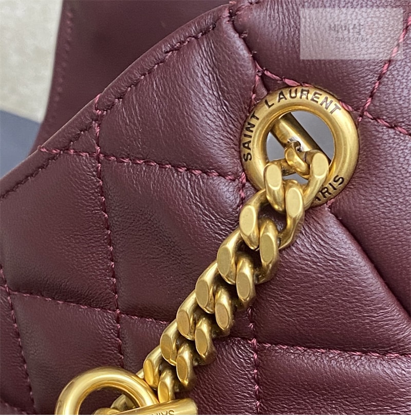 Saint Laurent 생로랑 아이케어 토트백 버건디 루즈 카베르네 Bag 8번 이미지