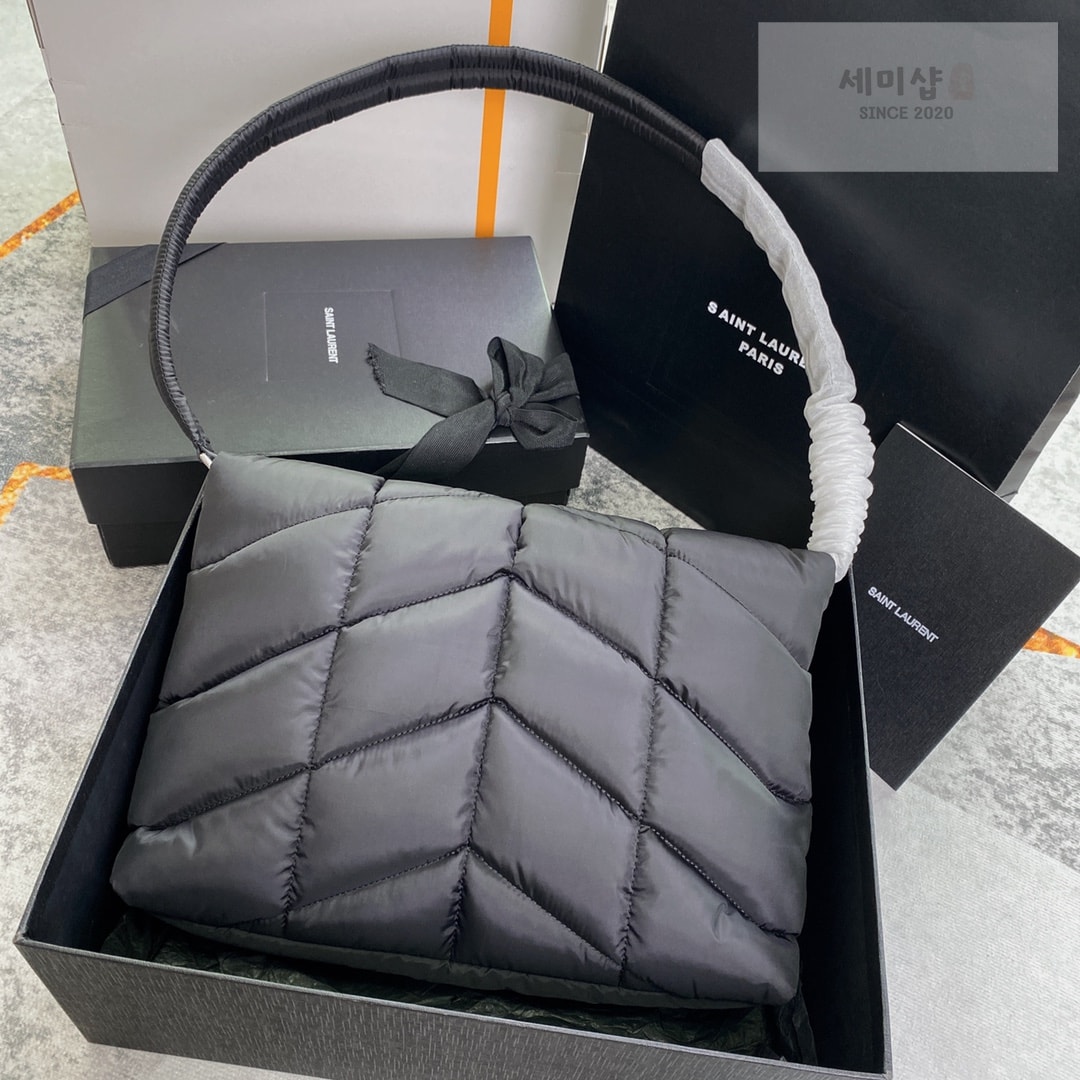 Saint Laurent 생로랑 에코 나일론 YSL 푸퍼 메신저 백 34*27*12CM Bag 8번 이미지