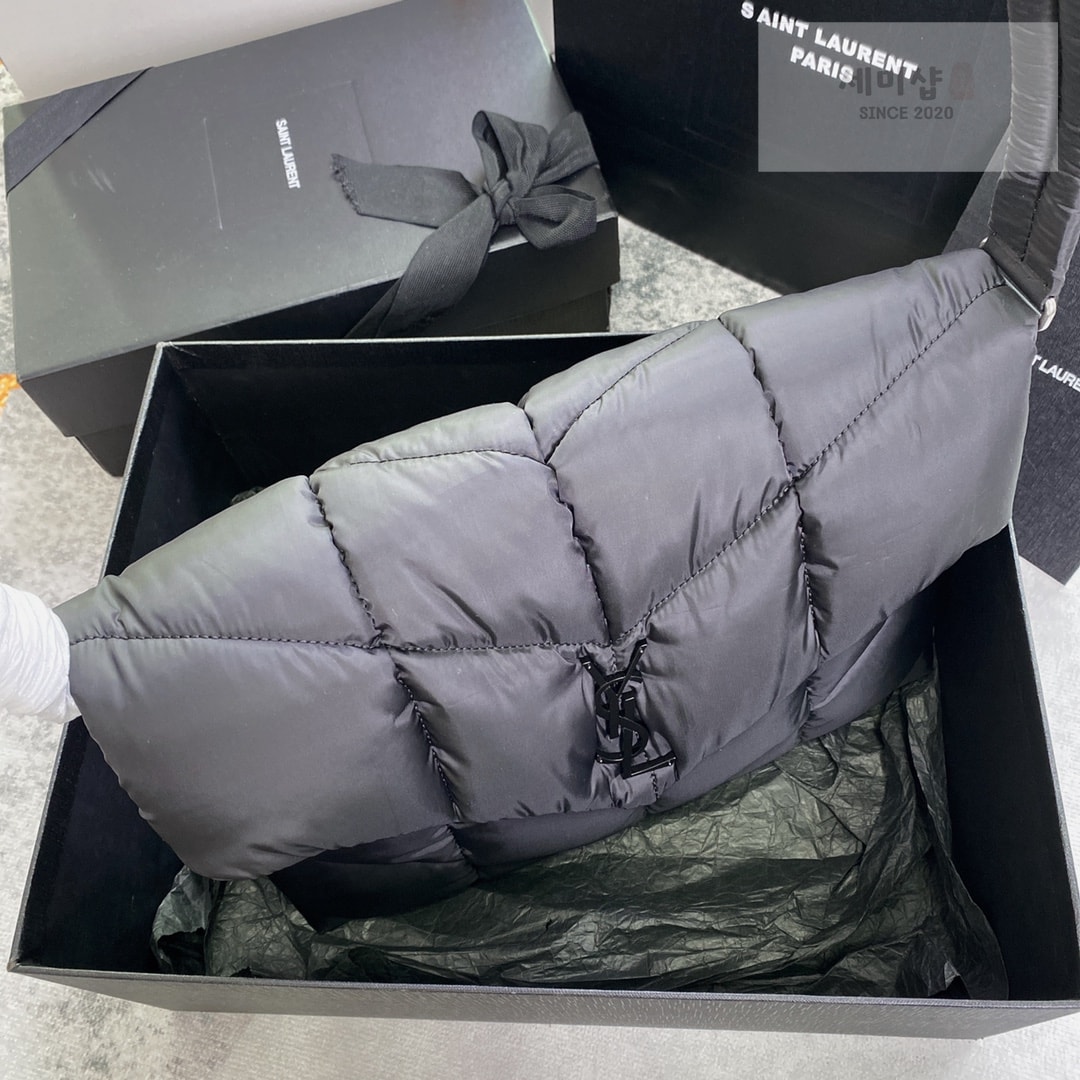 Saint Laurent 생로랑 에코 나일론 YSL 푸퍼 메신저 백 34*27*12CM Bag 2번 이미지