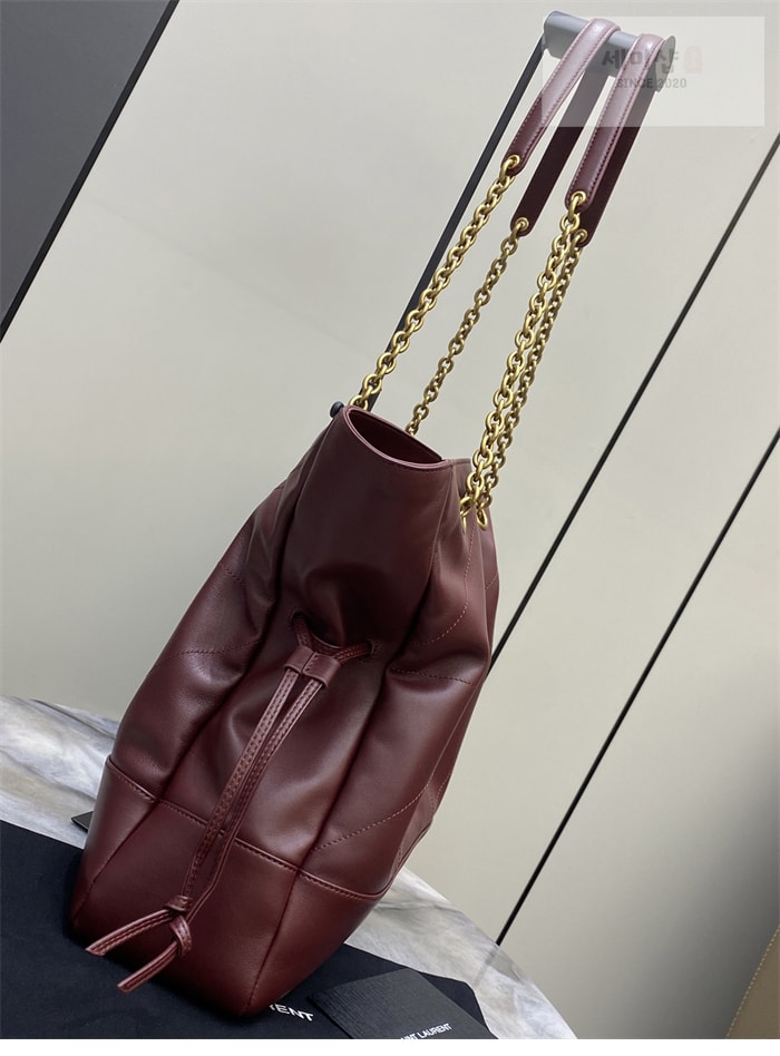 Saint Laurent 생로랑 제이미 포숑 파우치백 레드 Bag 23번 이미지