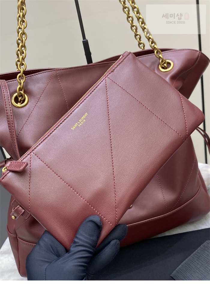 Saint Laurent 생로랑 제이미 포숑 파우치백 레드 Bag 15번 이미지