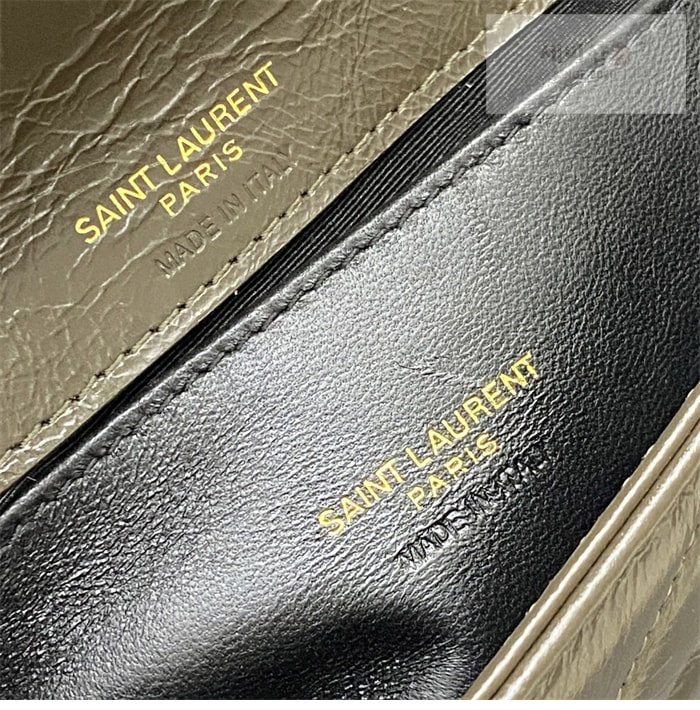 Saint Laurent 생로랑 컬리지 미니 퀼티드 크로스백 블랙 Bag 3번 이미지