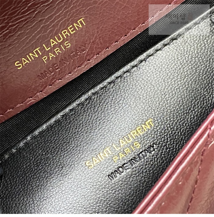 Saint Laurent 생로랑 컬리지 미니 퀼티드 크로스백 블랙 Bag 16번 이미지